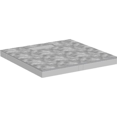 HANSGROHE RainDrain Board obložiteľný sprchový prvok s inštalačnou súpravou, 1000 x 1000 mm, 56256000