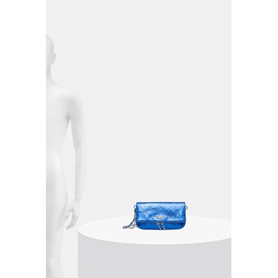 Zadig&Voltaire Кожена чанта zadig&voltaire rock nano monogram metal (lwba04035)