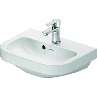 Duravit 7484500002 - Стенно монтирана мивка D-CODE 45x33, 5 cm керамика/бял гланц (DA0088)