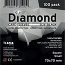 Tlama games Obaly na karty Diamond Black Square Small
