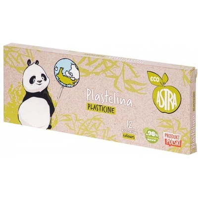 Astra Пластилин Astra - Eco, 12 цвята (AS303122001)