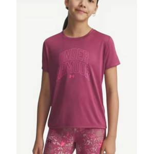 Under Armour Tech Varsity Graphic Tee Fuchsia - magazinko