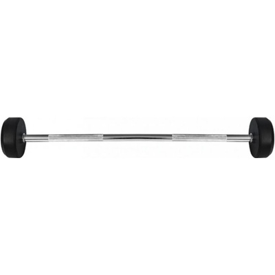 FitnessLine Bicepsová pogumovaná činka 35 kg