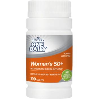 21st Century One Daily Women's 50+ Multivitamin, 100 таблетки, 21st Century (9191)