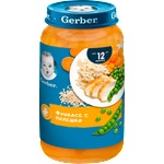 Gerber Пюре фрикасе с пилешко месо, 12+ месеца, 250 g (2960642)