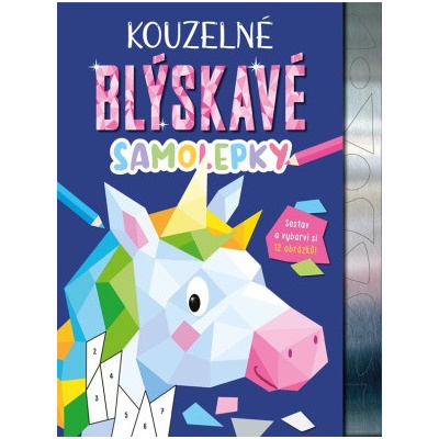 Claire Mowat kouzelné blýskavé samolepky sestav a vybarvi si 12 obrázků