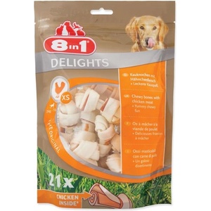 8in1 Лакомство 8in1 Delights дъвчаща кост XS 21бр (A4-105992)