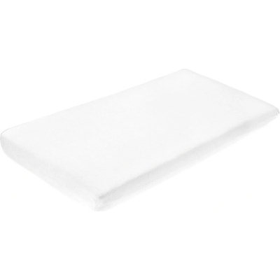 Хавлиен Чаршаф С Ластик Frotte Бял 120X60 Sensillo