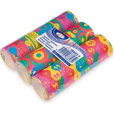 Serpentíny rôzne motívy 4 m (3 rolky)