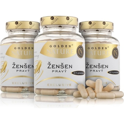 2+1 GN Exclusive Ženšen pravý 80% ginsenosidů 300 kapslí