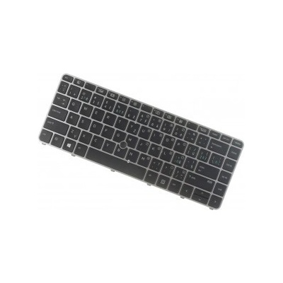 HP EliteBook 840 G3 klávesnice na notebook CZ/SK stříbrný rámeček, podsvícená, Trackpoint – Zboží Živě