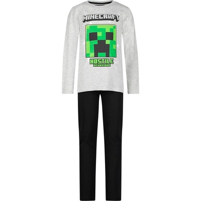 Minecraft Пижама Minecraft Hostile Behaviour с дълъг ръкав и панталон, размер 116 (BP-MNCT-062D-116)