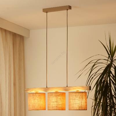 Brilagi - Пендел FOREST 3xE27/15W/230V бор/кафяв (BG1715)