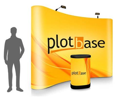 Plotbase Pop Up stena 193x224 cm