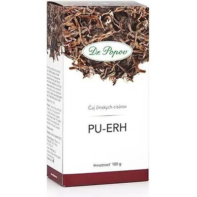 Dr. Popov Pu Erh polofermentovaný čínský čaj 100 g
