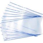 HERMA 7300 book covers 30 x 54 cm HERMÄX Classic, 20 pieces, book covers with label & edge protection made of wipeable polypropylene film, book protector set for school books, transparent (7300)