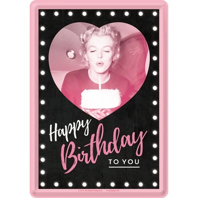 Postershop Plechová pohlednice - Happy Birthday to You