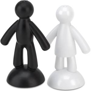Umbra hk ltd (Канада) Комплект за сол и пипер umbra buddy - цвят бяло и черно (umbra 330282-050)