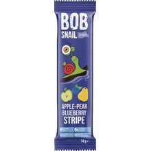 Bob Snail Šnek BOB ovocný plátek jablko hruška borůvka 14 g