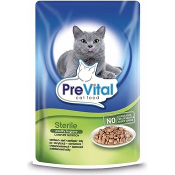 PreVital kočka sterile drůbeží v omáčce 100 g