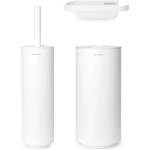Brabantia Аксесоари за баня MindSet стоманени бели 3 части (303920)