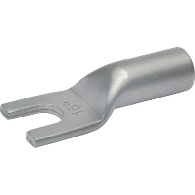 Klauke 60C6 vidlicové káblové oko bez izolácie 16 mm² Ø otvoru=6 mm neizolované strieborná 1 ks Single