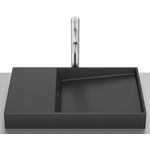 Roca Horizon 60x38 cm matt black (A32727908B)