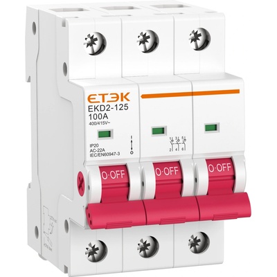 Etek 3P 63A EKD2-125-3-063