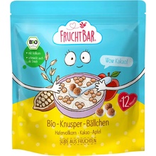 Fruchtbar BIO Cereálie kakaové kuličky s hroznovým vínem jablkem a ovsem 125 g