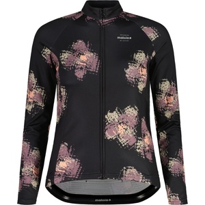 Maloja Дамска фланелка с дълъг ръкав за колоездене Maloja Women's SundaM. 1/1 Cycling jersey - Deep Black Joy - размер XS (156-3052-0111)