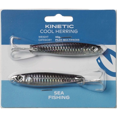 Kinetic Pilker Cool Herring 40 g Black/Silver 2 ks