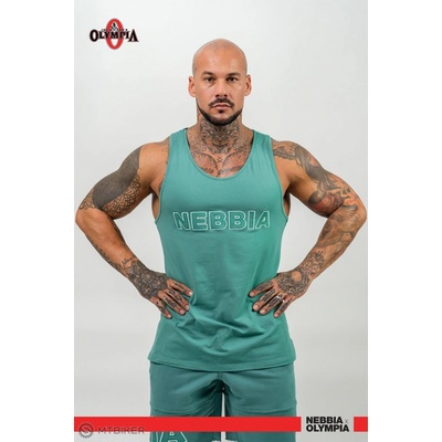 Nebbia Olympia Fitness tílko Strenght 714 green – Zbozi.Blesk.cz