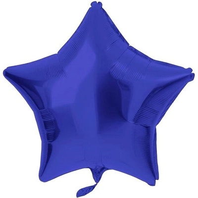 FOLAT Balón fóliový hviezda 48 cm námornícka modrá FOL66935