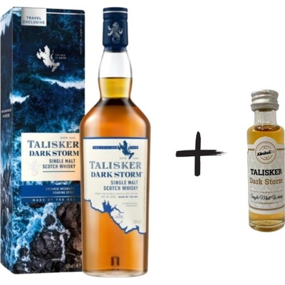 Talisker Dark Storm 45,8% 1 l a miniatura (holá láhev)