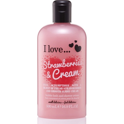 I Love Cosmetics Ягоди и крем Хидратиращ Душ крем 500 мл