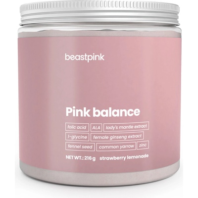 BeastPink Pink Balance jahodová limonáda 216 g