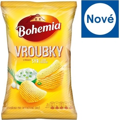Bohemia Vroubky s příchutí sýr s jarní cibulkou 120 g