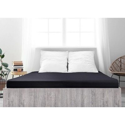 4Home jersey prostěradlo Ideál černé 70x140