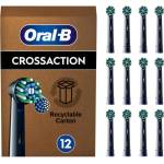 Oral-B Резервни накрайници за ел. четка Oral-B Pro CrossAction, универсални, 12 бр. , черни (21150280)