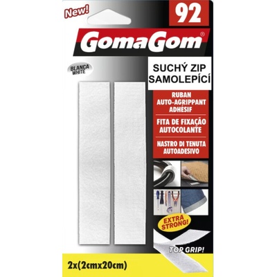 TEMPUS Suchý zip GG 2cmx20cm bílý