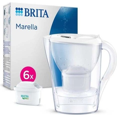 Brita Marella Cool white + 6 Maxtra Pro All-In-1 2,4 l indikátor výměny filtru 6 x filtrační patrona