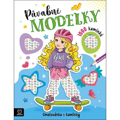 Půvabné modelky Omalovánka s kamínky