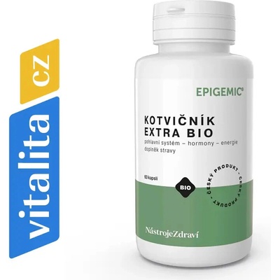 Epigemic Kotvičník Extra BIO 60 kapslí