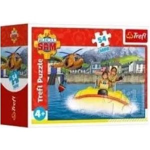 Trefl Puzzle 54 Mini Strazak Alone at the ready 4 TREFL