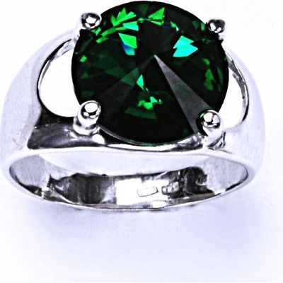 Čištín stříbrný krystal Swarovski emerald T 1188