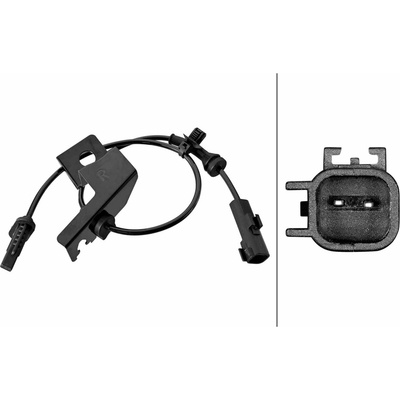 Snímač počtu otáčok kolesa HELLA 6PU 358 218-821 (6PU358218821)
