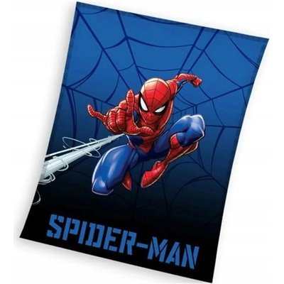 Carbotex Dětská deka modrá Spider Man