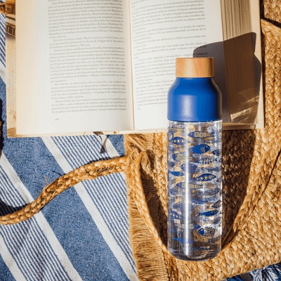 QUOKKA Ice Plastová fľaša SEA FISH 840 ml