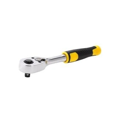 Stanley 1/4" ráčna s bimateriálovou rukojetí, 72 zubů