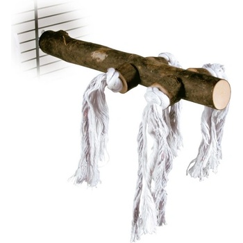 TRIXIE Natural Living perch with Rope - Пръчка за кацане за голям папагал 25 см